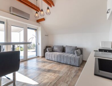 Káli Vineyard Estate nappalija a terasz felől 1